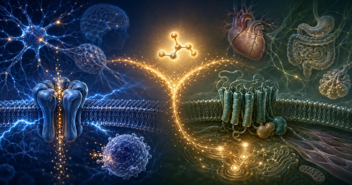 Carte des récepteurs cholinergiques nicotiniques et muscariniques impliqués dans le cerveau, l'autonomie et l'immunité
