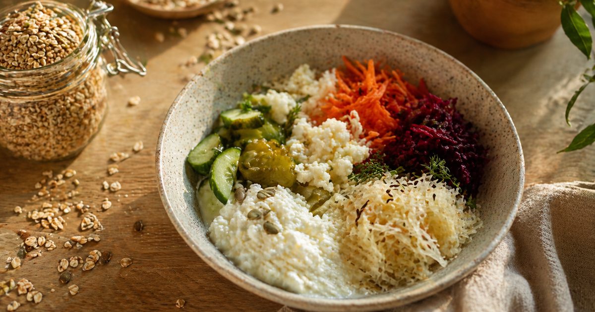 Table alimentaire riche en végétaux, fibres et aliments peu transformés