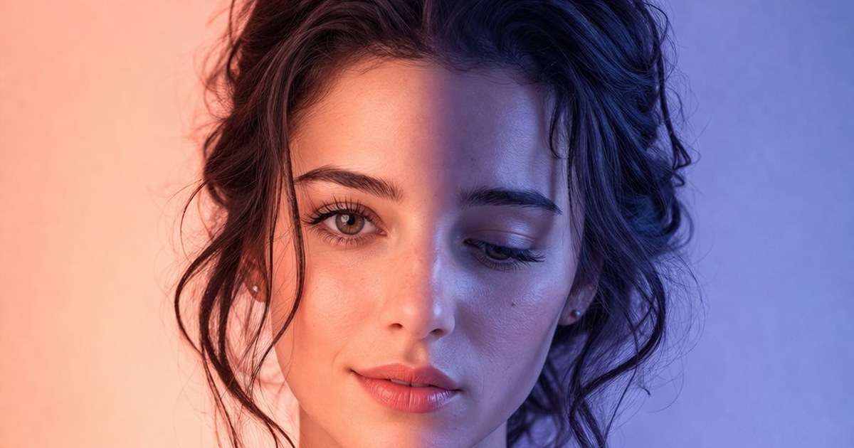 Illustration symbolique du cycle hormonal féminin et de ses effets sur l'humeur