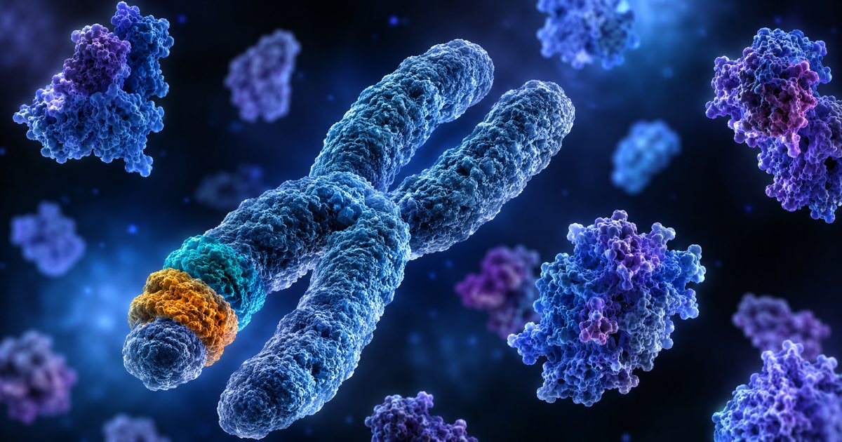 Représentation schématique des variants génétiques et voies immunitaires impliqués dans le Covid long