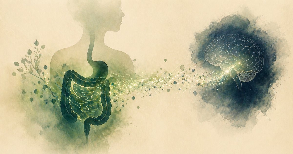 Visualisation abstraite d'un microbiote intestinal et d'un symbiotique en suspension