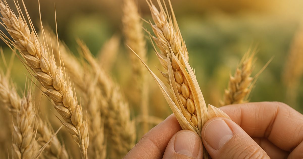 Épis de blé sur fond lumineux — sensibilité au blé, FODMAP et gluten