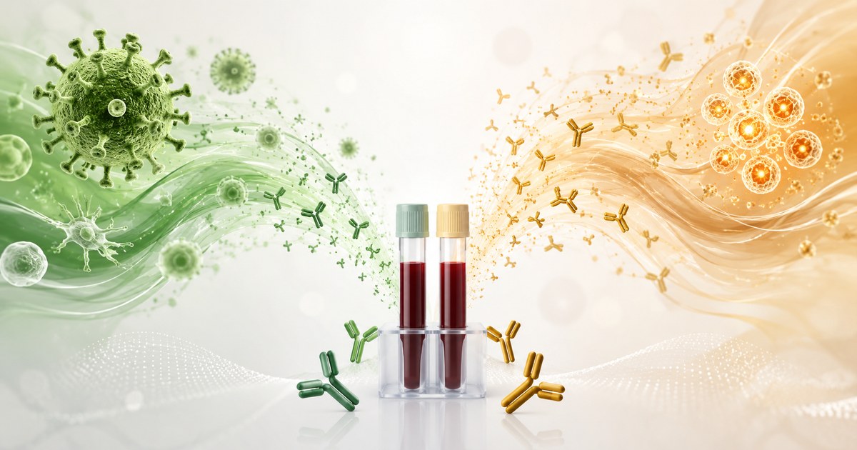 Tubes de laboratoire et signaux biologiques Spike, anti-S et anti-N