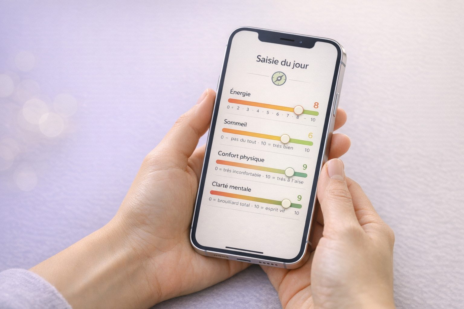 Saisie quotidienne des 4 indicateurs dans Boussole