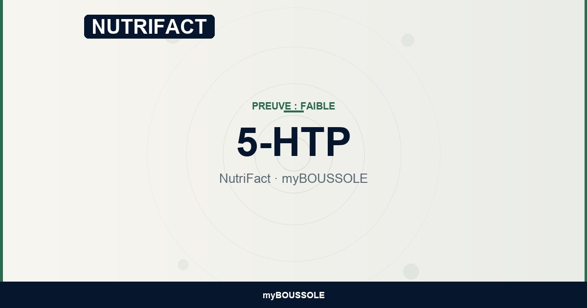 5-HTP : sérotonine et fibromyalgie — NutriFact myBoussole