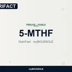 5-MTHF (méthylfolate) : dépression, grossesse – NutriFact