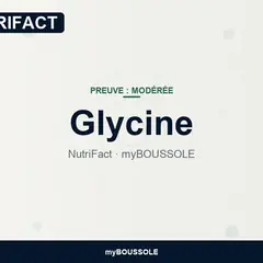 Glycine : sommeil, glutathion et neurotransmission