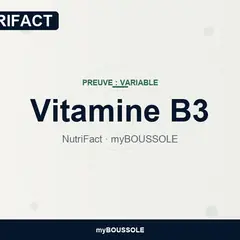 Vitamine B3 : niacine, nicotinamide, NAD+ – NutriFact